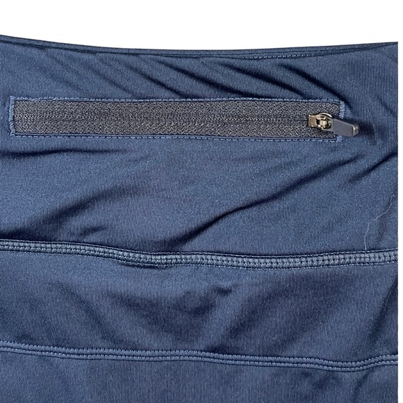 Viodia Skort Navy Blue Pull On Side Slits Drawstring Athletic‎ Golf Tennis LG - Picture 7 of 15
